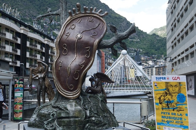 Horloge dans Andorre la Vieille