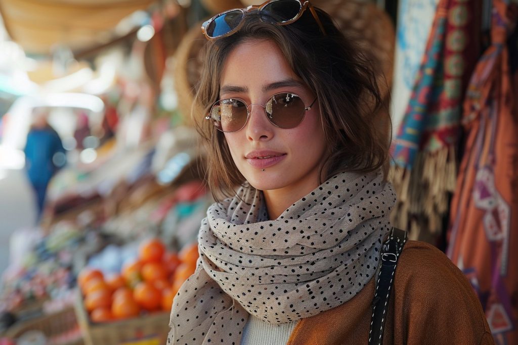Explorez le monde avec style : Les accessoires à pois qui font la différence en voyage