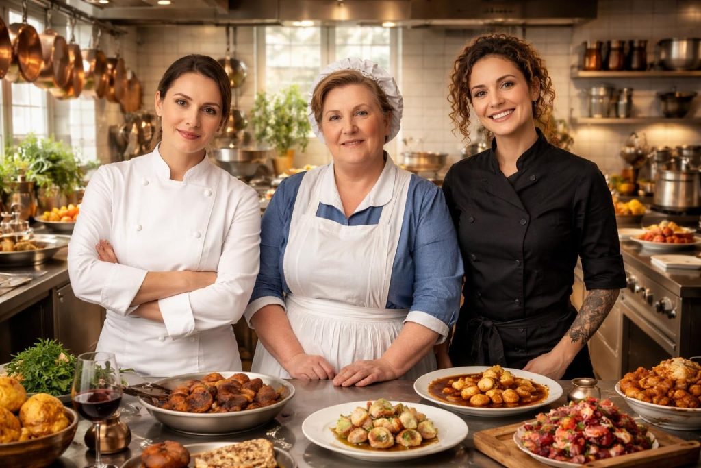 Les femmes entrepreneures à Lyon dans la gastronomie avec Anne-Sophie Pic, Eugénie Brazier et Tabata Bonardi