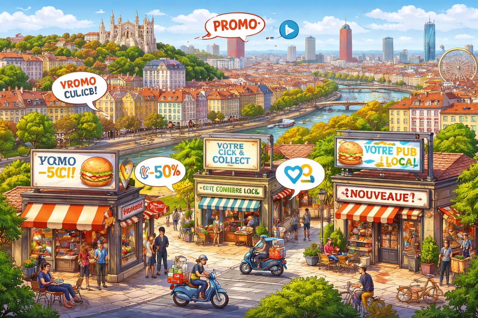 découvrez nos services de communication locale adaptés aux entreprises et commerces de la région lyonnaise pour booster votre visibilité et attirer plus de clients.
