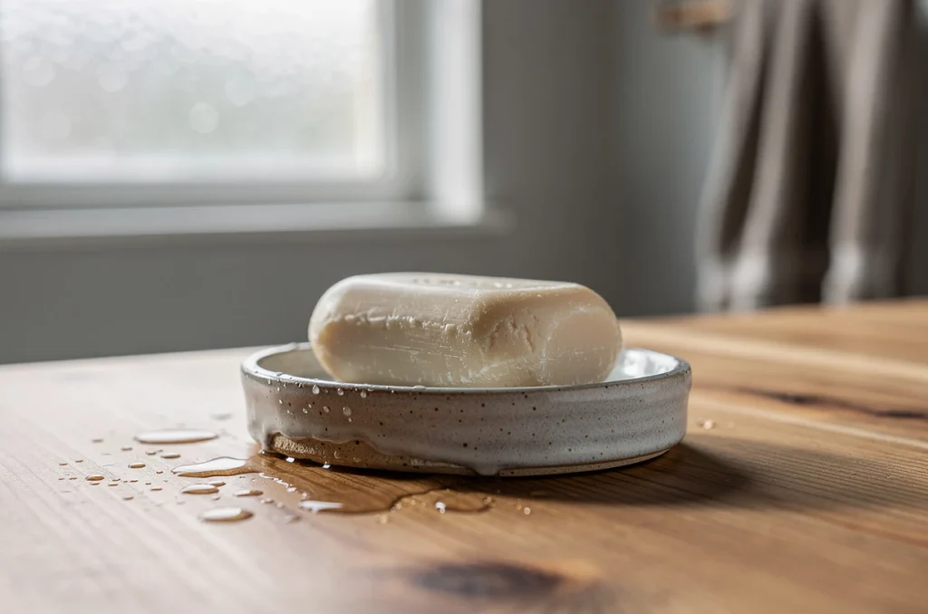 Organisation de la salle de bain : le rôle clé du porte-savon