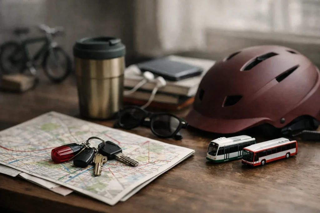 Se déplacer dans une grande ville : marche, vélo, transports en commun